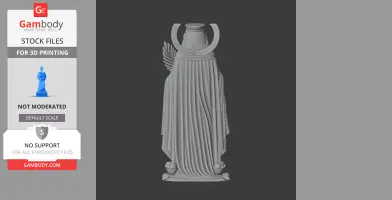 Saint Asteria of Bergamo - Devotional Statue - STL 3D Print
