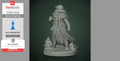 Plague Doctor - Darkest Dungeon II - Character Figure STL