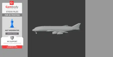 Double-deck aircraft - Scale Vehicle STL
