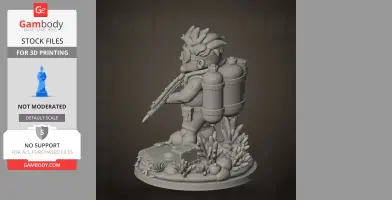 Otto - Dave the Diver - Character Figure STL