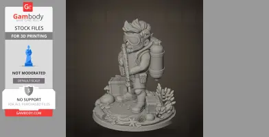 Otto - Dave the Diver - Character Figure STL