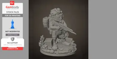 Otto - Dave the Diver - Character Figure STL