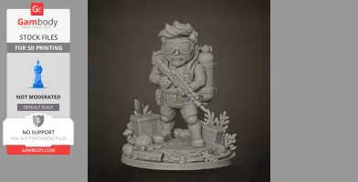 Otto - Dave the Diver - Character Figure STL