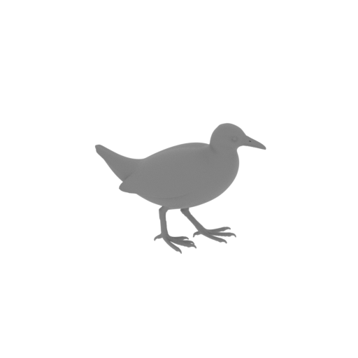 Bar-winged rail.stl