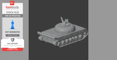 Object 430 - Tank Model STL