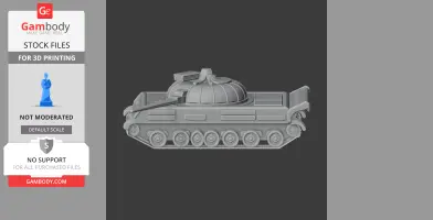 Object 430 - Tank Model STL
