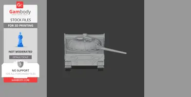 Object 430 - Tank Model STL
