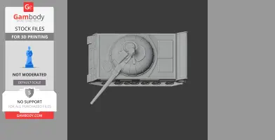Object 430 - Tank Model STL
