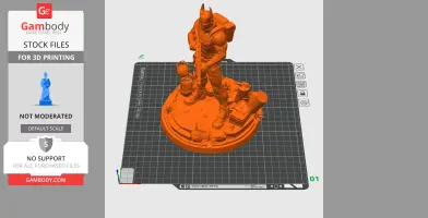 Neon Yellow - Neon White - Character Figure STL