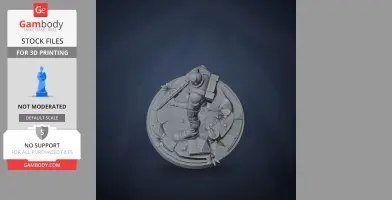 Neon Yellow - Neon White - Character Figure STL
