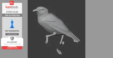 Bar-winged weaver - Prehistoric Animal STL