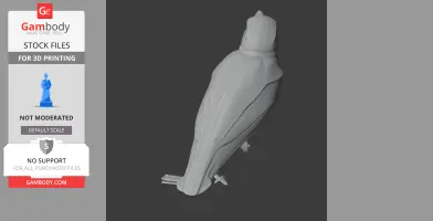 Bar-winged weaver - Prehistoric Animal STL