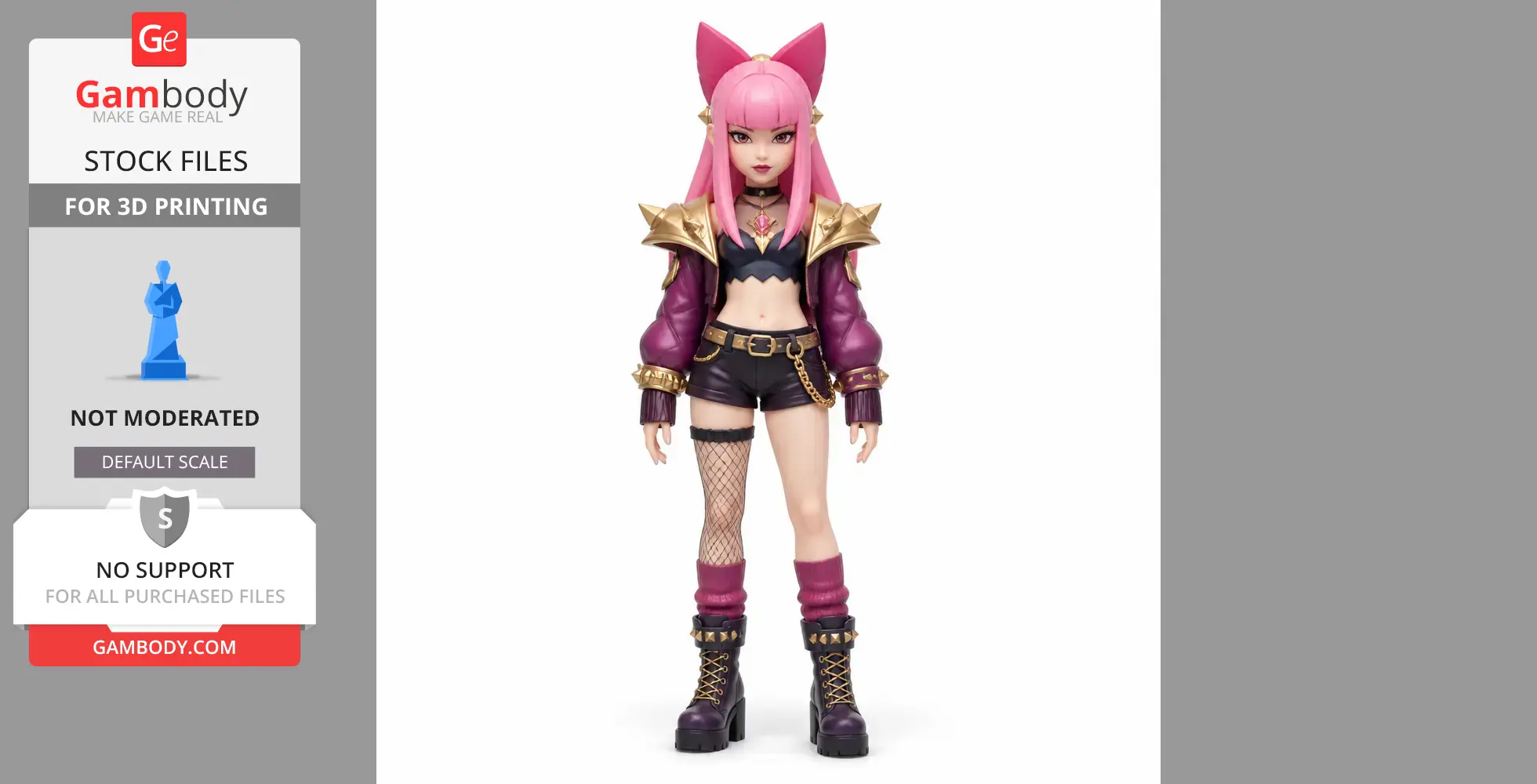 Melodie - Brawl Stars Figurine - Character Figure STL