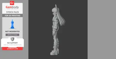 Melodie - Brawl Stars Figurine - Character Figure STL
