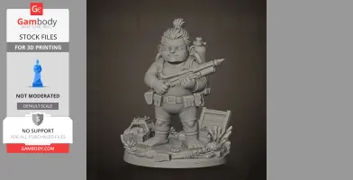 Yone - Dave the Diver - Character Figure STL