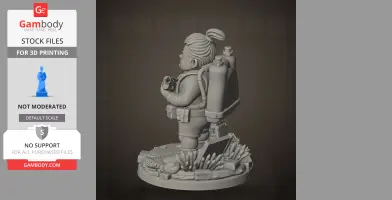 Yone - Dave the Diver - Character Figure STL