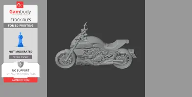 Ducati Diavel - Scale Vehicle STL