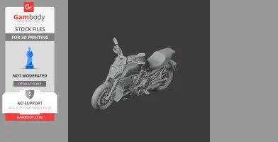 Ducati Diavel - Scale Vehicle STL