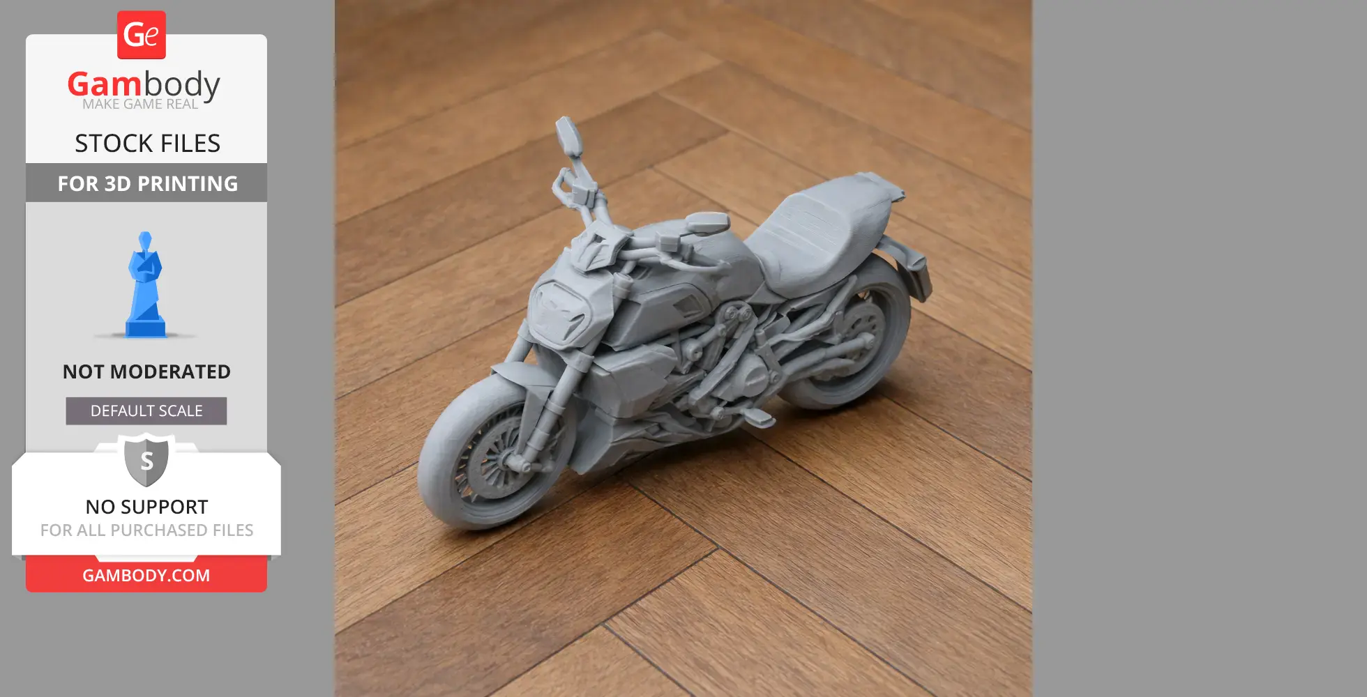 Ducati Diavel - Scale Vehicle STL