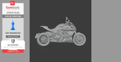 Ducati Diavel - Scale Vehicle STL