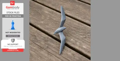 Barau's petrel - Prehistoric Animal STL