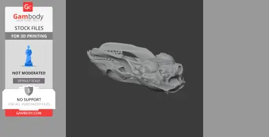 Weddell Seal Skull - Skull Replica STL