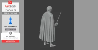 Meriadoc Brandybuck Lord of the Rings - Character Figure STL
