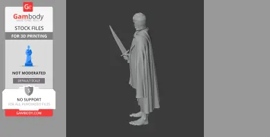 Meriadoc Brandybuck Lord of the Rings - Character Figure STL