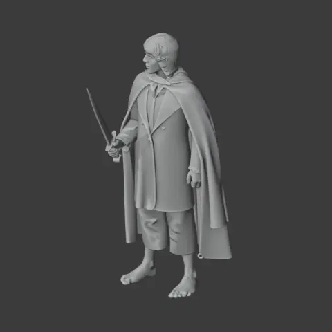 Meriadoc Brandybuck Lord of the Rings - Character Figure STL