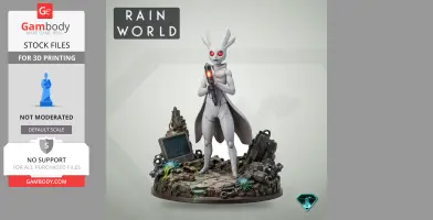 Five Pebbles - Rain World - Character Figure STL