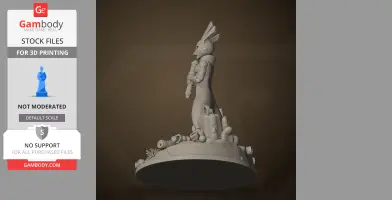 Five Pebbles - Rain World - Character Figure STL