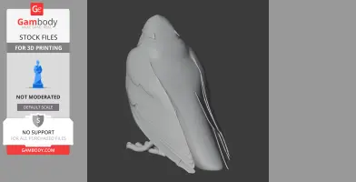 Barbados bullfinch - Prehistoric Animal STL