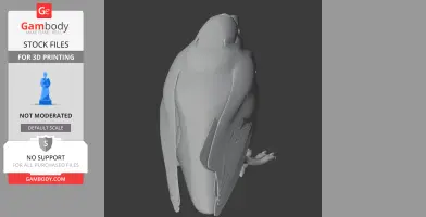 Barbados bullfinch - Prehistoric Animal STL