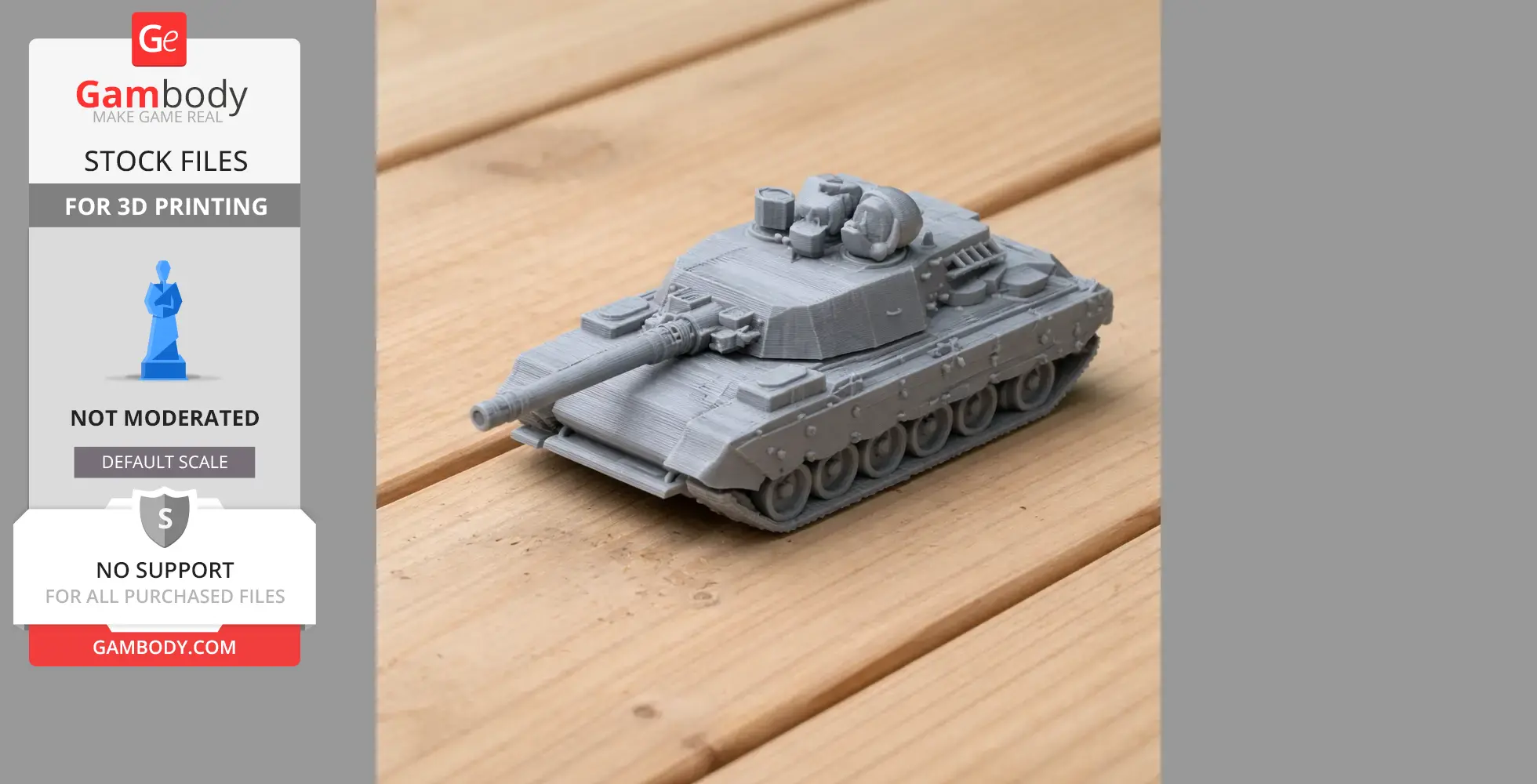 Olifant tank - Tank Model STL