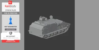 Opal (armoured personnel carrier) - Tank Model STL