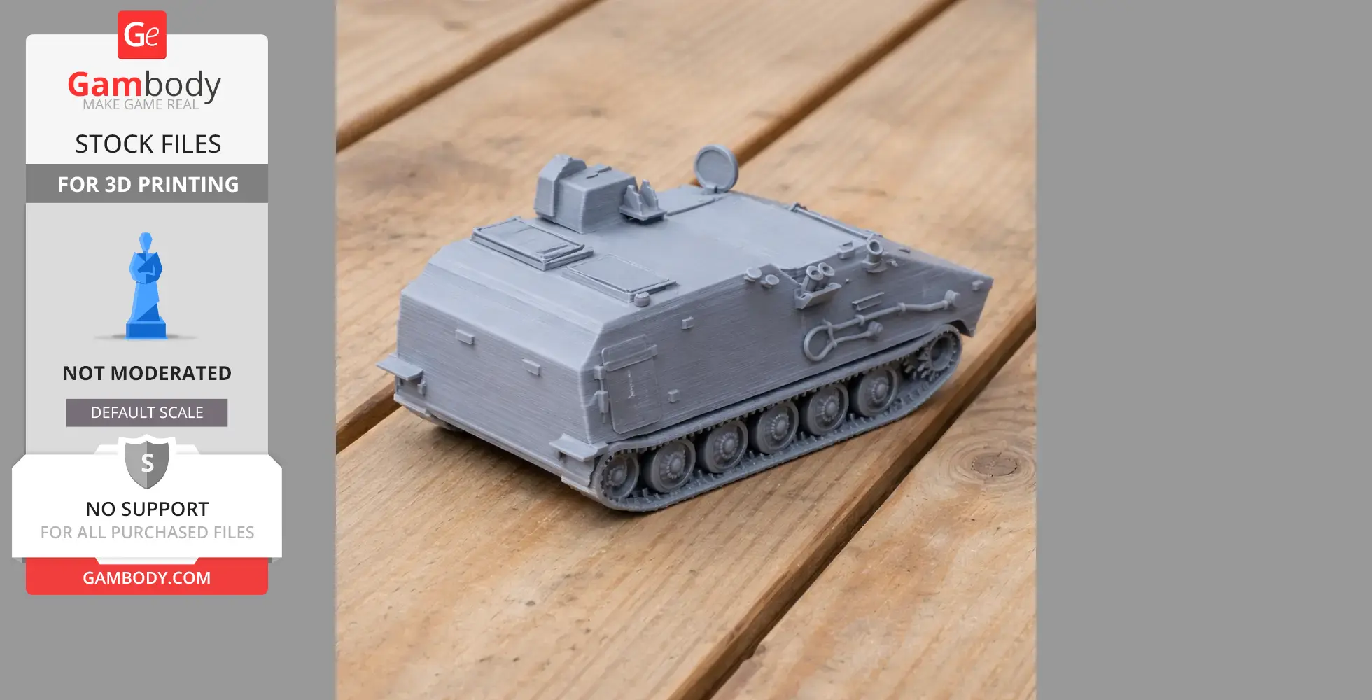 Opal (armoured personnel carrier) - Tank Model STL