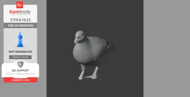 Barbary partridge - Prehistoric Animal STL