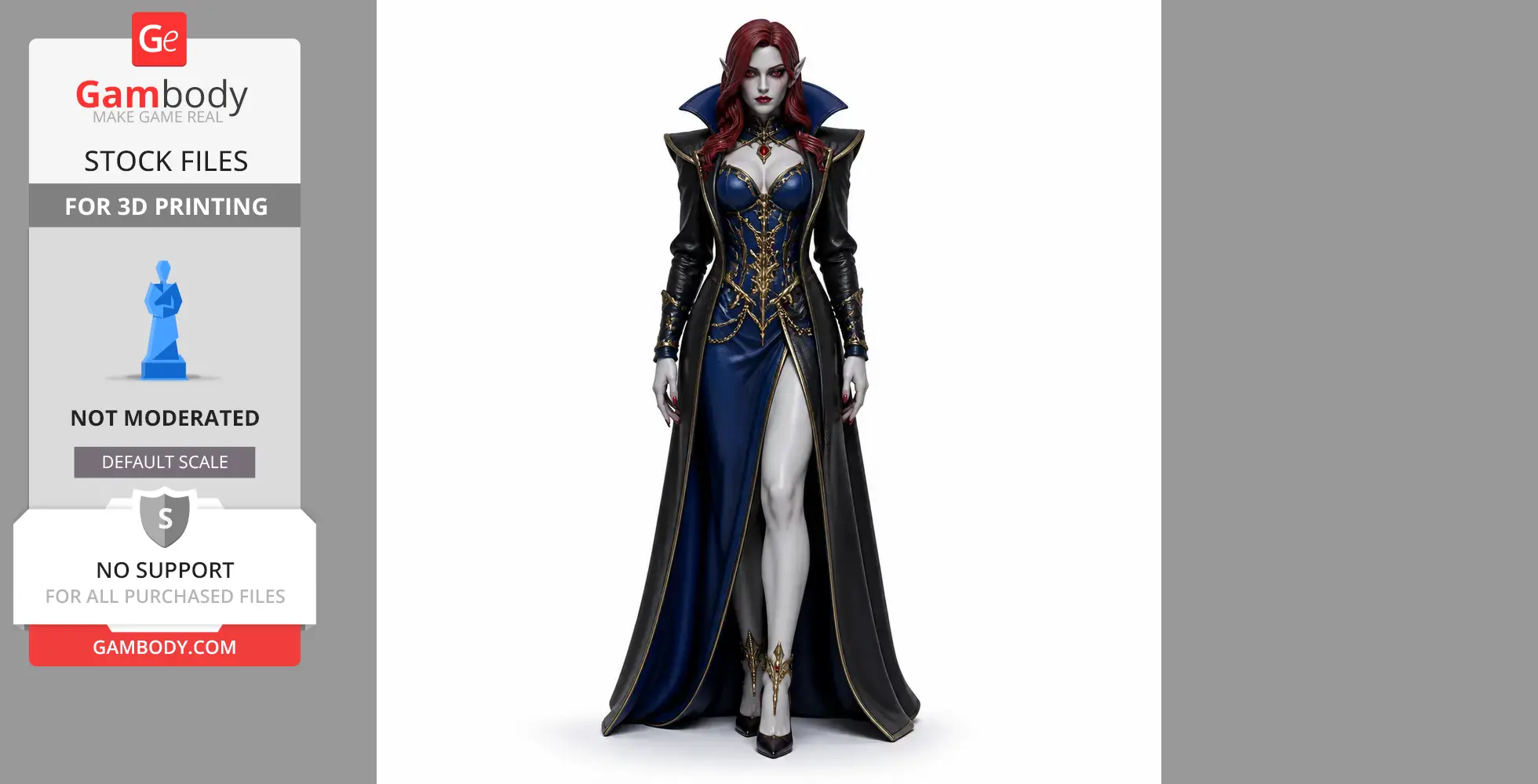 Mermon - Vampire Survivors Figurine - Character Figure STL