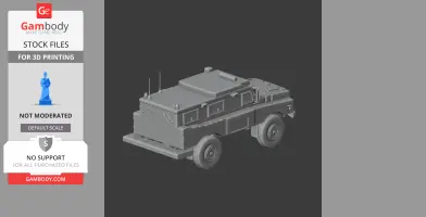 Oshkosh Alpha - Tank Model STL
