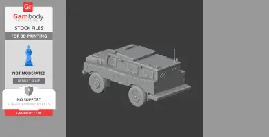 Oshkosh Alpha - Tank Model STL