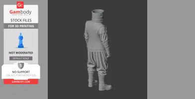 Metal Ore - Rust Figurine - Character Figure STL