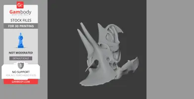 Wendiceratops Skull - Skull Replica STL
