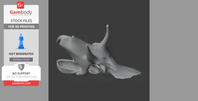 Wendiceratops Skull - Skull Replica STL
