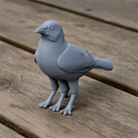 Bare-eyed myna - Prehistoric Animal STL