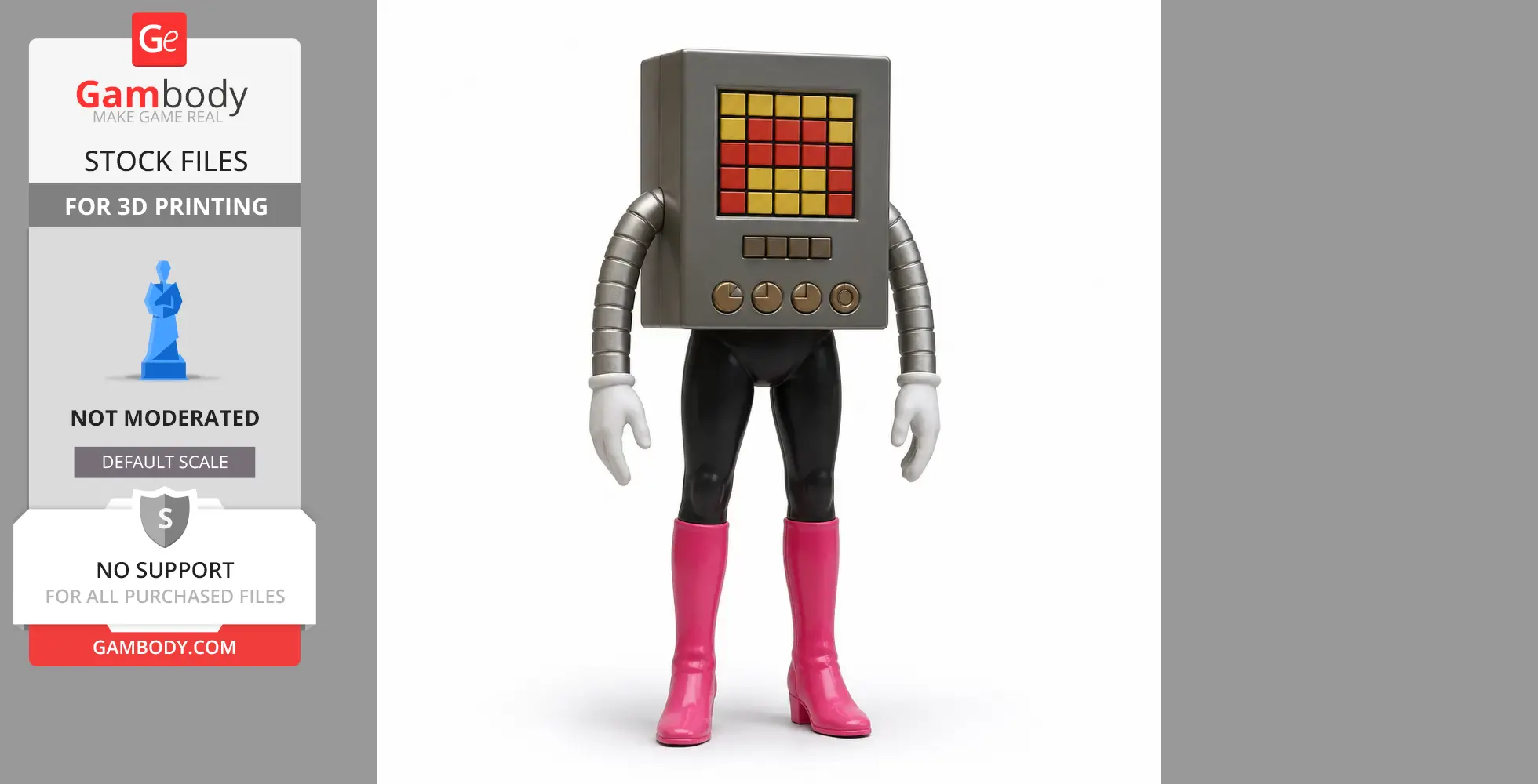 Mettaton Box Form - Undertale - Character Figure STL