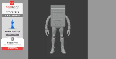 Mettaton Box Form - Undertale - Character Figure STL