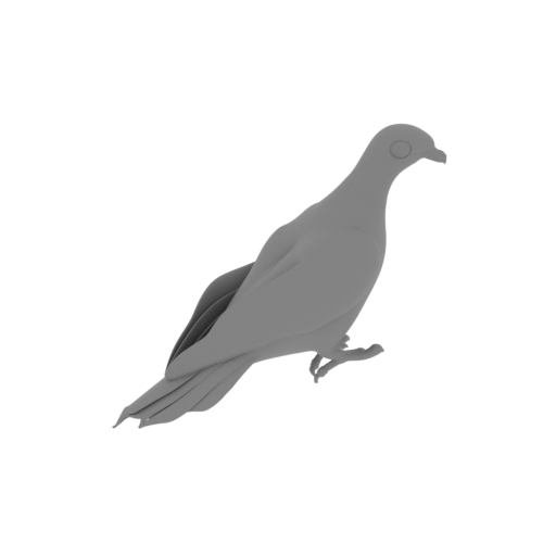 Bare-eyed pigeon.stl