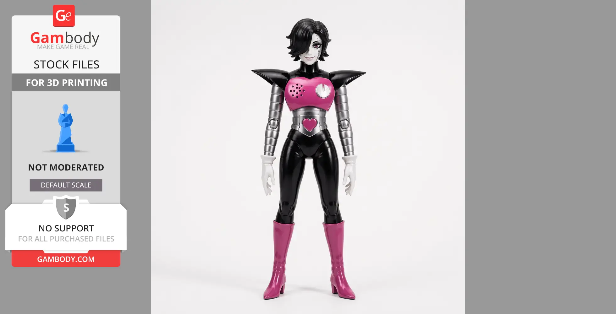 Mettaton EX - Undertale Figurine - Character Figure STL
