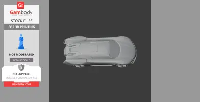 EcoJet concept car - Scale Vehicle STL