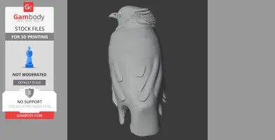 Bare-faced bulbul - Prehistoric Animal STL
